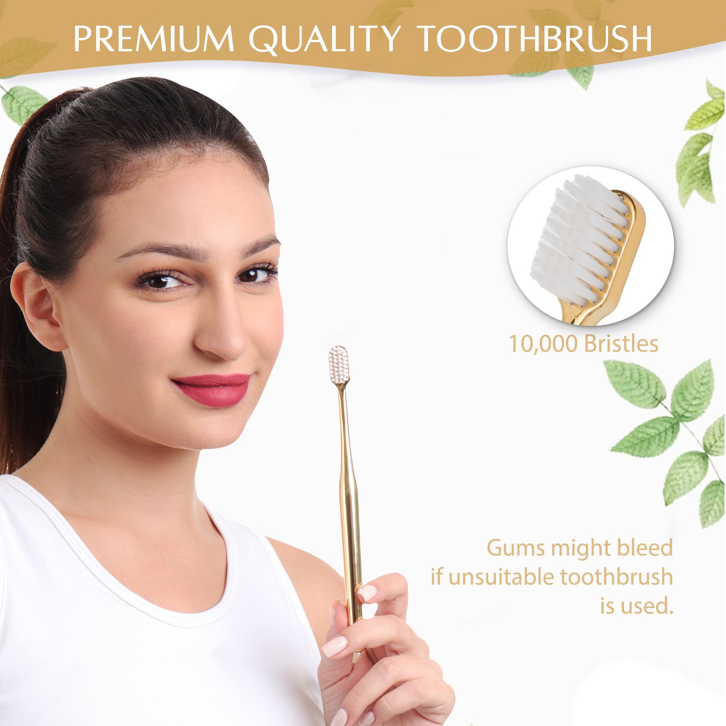 Luxurious Toothbrush with Super Soft Bristles