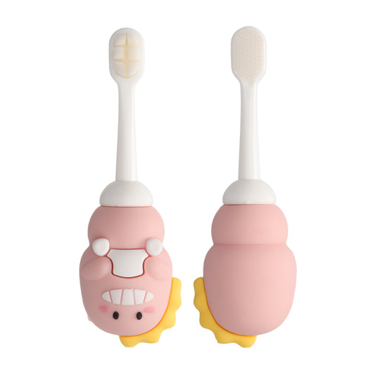 Kids Toothbrush with Dinosaur Handle